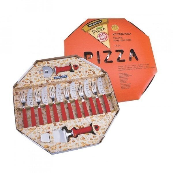Jogo de Utensílios para Pizza 14 Peças Tramontina 25099722