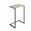Ver imagem 2 de Mesa Lateral de Apoio Industrial Sofá Charmme Ferro Cobre e Tampo Off-white