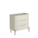 Ver imagem 2 de Mesa de Cabeceira 3 Gavetas L67,5 X A70cm Mdf
