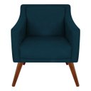 Ver imagem 1 de Poltrona Decorativa Gabriela Suede Azul Royal - Dominic Decor