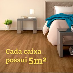 Piso Vinílico Auto Adesivo Régua Madeira Manta Caixa 5m² Brinovar - 4
