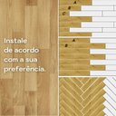 Ver imagem 6 de Piso Vinílico Auto Adesivo Régua Madeira Manta Caixa 5m² Brinovar