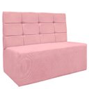 Ver imagem 6 de Canto Alemão Confortável para Apartamento Cozinha e Restaurantes Veludo Cor Rosa Bebe
