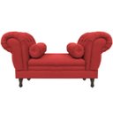 Ver imagem 2 de Recamier Grécia 1,40M Suede Vermelho - Dominic Decor