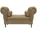 Ver imagem 2 de Recamier Grécia 160x50 Suede Cappuccino - Dominic Decor