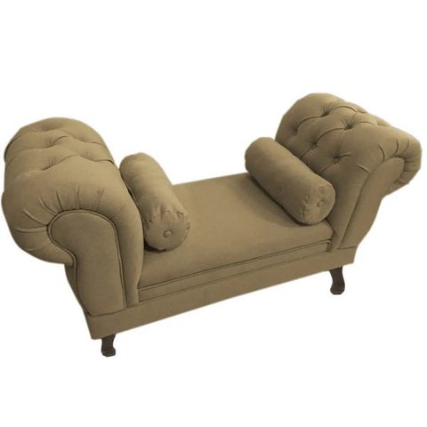 Recamier Grécia 160x50 Suede Cappuccino - Dominic Decor
