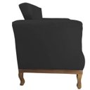 Ver imagem 4 de Kit 2 Poltrona Decorativa Veneza Suede Preto - Dominic Decor
