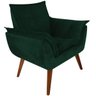 Poltrona Decorativa Opala Suede Verde - Dominic Decor - 2