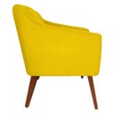 Ver imagem 4 de Kit 2 Poltronas Decorativa Gabriela Suede Amarelo - Dominic Decor