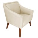 Ver imagem 3 de Kit 2 Poltronas Decorativa Gabriela Suede Bege - Dominic Decor