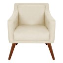 Ver imagem 2 de Kit 2 Poltronas Decorativa Gabriela Suede Bege - Dominic Decor