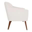Ver imagem 4 de Kit 2 Poltronas Decorativa Gabriela Suede Branco - Dominic Decor