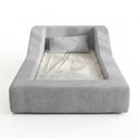 Ver imagem 6 de Cama Montessoriana Infantil Noah 100% Espuma com Colchão Bouclê Cinza Claro - Abmaza