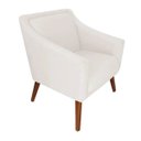 Ver imagem 3 de Kit Namoradeira + 01 Poltronas Decorativa Gabriela Suede Branco - Dominic Decor