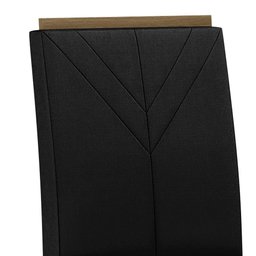 Conjunto 2 Cadeiras Amanda Imbuia/veludo Preto - New Ceval - 3