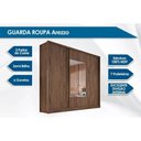 Ver imagem 2 de Guarda Roupa 3 Portas de Correr (1 C- Espelho) e 6 Gavetas Arezzo-medelim Cumaru - Novo Horizonte
