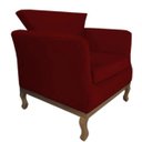 Ver imagem 2 de Poltrona Decorativa Veneza Suede Vinho - Dominic Decor