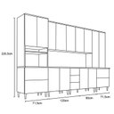 Ver imagem 3 de Cozinha Modulada Americana 08 Branco - Henn
