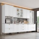 Ver imagem 2 de Cozinha Modulada Americana 08 Branco - Henn