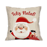 Kit com 4 Capas para Almofadas Natalinas Noel Boneco de Neve em Ação - 2