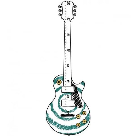 Régua de Crescimento Guitarra