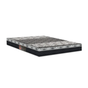 Ver imagem 3 de Cama Box com Baú Viúva + Colchão de Molas - Castor - Class Tecnopedic One Face 128x188x67cm:preto