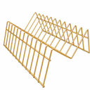 Ver imagem 2 de Escorredor de Pratos Vertical Organizador de Louças 12 Pratos Arm Dourado