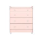 Ver imagem 5 de Kit Quarto de Bebê Doce Sonho com Berço com Rodízio Cômoda com Trocador e Colchão D18 130x60 Movellu