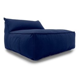 Puff Poltrona Jardim Solare - Pufe Grande Azul Resistente a Água para Área Externa - 2