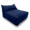 Puff Poltrona Jardim Solare - Pufe Grande Azul Resistente a Água para Área Externa - 1