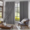 Ver imagem 1 de Cortina Blackout com Voil 2,80 x 1,80 Cinza