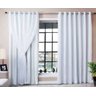 Cortina Blackout com Voal 6,00 x 2,70 Gelo - 6