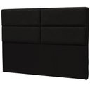 Ver imagem 1 de Cabeceira Box Solteiro Barcelona 90 Cm Tca 944 - Veludo Preto