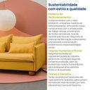Ver mais imagens de Sofá Modular 2 Lugares Pé Bolinha Sôma CabeCasa MadeiraOriginals
