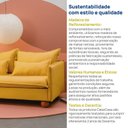 Ver mais imagens de Sofá Modular 2 Lugares Pé Bolinha Sôma CabeCasa MadeiraOriginals