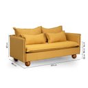 Ver imagem 4 de Sofá Modular 2 Lugares Pé Bolinha Sôma CabeCasa MadeiraOriginals