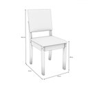 Ver imagem 3 de Mesa de Jantar 4 Lugares Carmen com Vidro Canela/off White/bege - Kappesberg Jantar
