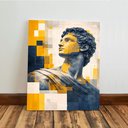 Ver imagem 7 de Kit 3 Quadro Decorativo Estátua Mitologia Escultura Grega 28x20cm