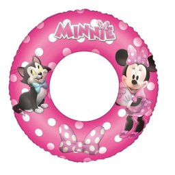 Bóia Redonda Inflável Criança de 3 Á 6 Anos Minnie Rosa - 1