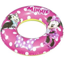 Bóia Redonda Inflável Criança de 3 Á 6 Anos Minnie Rosa - 2