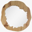 Ver imagem 1 de Espelho Emoldurado Tronco Pinus Amadeirado 35cm Orgânico