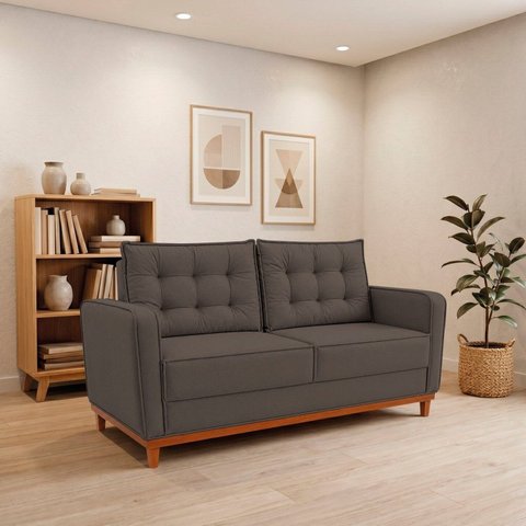 Sofá 2 Lugares Suede 180cm Samuel