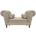 Ver imagem 2 de Recamier Grécia 1,40M Suede Bege - Dominic Decor