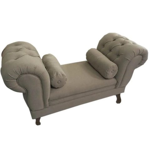 Recamier Grécia 1,40M Suede Bege Rosado - Dominic Decor