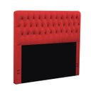Ver imagem 1 de Cabeceira Dominic Corino Vermelho 1,40 - Dominic Decor