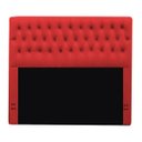 Ver imagem 2 de Cabeceira Dominic Corino Vermelho 1,60 - Dominic Decor