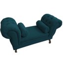 Ver imagem 1 de Recamier Grécia 1,40M Suede Azul Royal - Dominic Decor