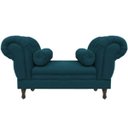 Ver imagem 2 de Recamier Grécia 1,40M Suede Azul Royal - Dominic Decor