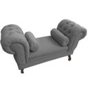 Ver imagem 1 de Recamier Grécia 1,40M Suede Cinza - Dominic Decor