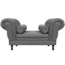 Ver imagem 2 de Recamier Grécia 1,40M Suede Cinza - Dominic Decor